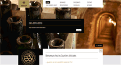 Desktop Screenshot of courtiersvinicoles.be